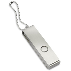USB-Speicherstick, silber - Werbeartikel