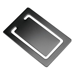 Lesezeichen KINGSTON, gunmetal - Werbeartikel