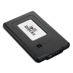 Ladeger�t TRAVEL BATTERY II 2300 mAh, schwarz - Werbeartikel