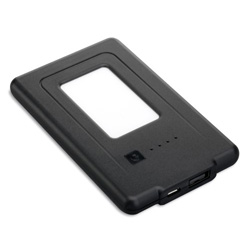 Ladeger�t TRAVEL BATTERY II 2300 mAh, schwarz - Werbeartikel