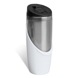 Becher, wei� - Werbeartikel