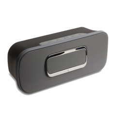 Lautsprecher mit Bluetooth� Technologie und Subwoofer YANTIC, schwarz-grau - Werbeartikel