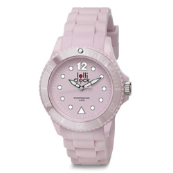 Armbanduhr LOLLICLOCK, pastellmagenta - Werbeartikel