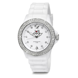 Armbanduhr LOLLICLOCK CRYSTAL, blau - Werbeartikel