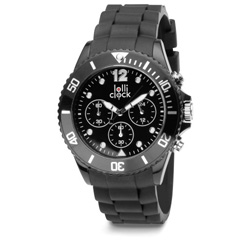 Armbanduhr LOLLICLOCK CHRONO, schwarz - Werbeartikel