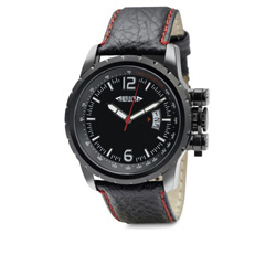 Armbanduhr TREND, schwarz - Werbeartikel