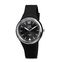 Armbanduhr LOLLICLOCK EVOLUTION, schwarz - Werbeartikel