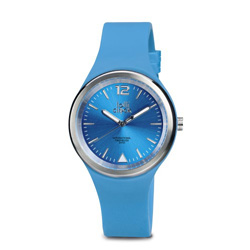 Armbanduhr LOLLICLOCK EVOLUTION, hellblau - Werbeartikel