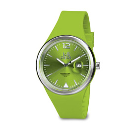 Armbanduhr LOLLICLOCK EVOLUTION DATE, hellgr�n - Werbeartikel