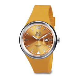 Armbanduhr LOLLICLOCK EVOLUTION DATE, orange - Werbeartikel