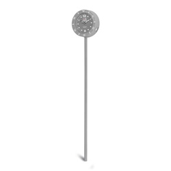 Uhr LOLLICLOCK CLASSIC, grau - Werbeartikel