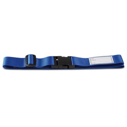 Koffergurt LUGGAGE STRAP 3, blau - Werbeartikel