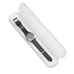 Verpackung f�r Armbanduhren, wei� - Werbeartikel