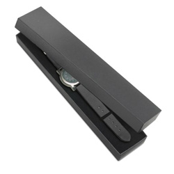 Verpackung f�r Armbanduhren, schwarz - Werbeartikel