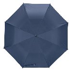 Aluminium-Taschenschirm MINI, marineblau - Werbeartikel