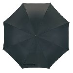 Aluminium-Taschenschirm MINI, schwarz - Werbeartikel