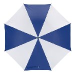 Taschenschirm REGULAR, blau-wei� - Werbeartikel