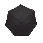 Aluminium-Taschenschirm SHORTY, schwarz - Werbeartikel