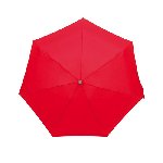 Aluminium-Taschenschirm SHORTY, rot - Werbeartikel