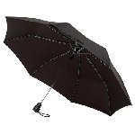 Automatik-Taschenschirm PRIMA, schwarz - Werbeartikel