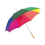 Automatischer Stockschirm SALSA, regenbogen - Werbeartikel