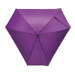 Fiberglas-Stockschirm TRIANGLE, violett - Werbeartikel