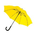 Windproof-Stockschirm WIND, gelb - Werbeartikel