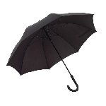 Automatik-Stockschirm LAMBARDA, schwarz - Werbeartikel
