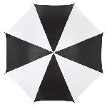 Golfschirm RAINY & WALKER, schwarz-wei� - Werbeartikel