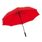 Automatischer Windproof-Golfschirm PASSAT, rot - Werbeartikel