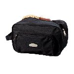 Kulturtasche LASER PLUS, schwarz - Werbeartikel