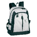 Rucksack VIVA, grau-schwarz - Werbeartikel