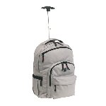 Trolley-Rucksack STYLO, grau-schwarz - Werbeartikel
