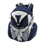 Wetterfester Rucksack CROSS, blau - Werbeartikel