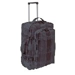 Trolley-Rucksack CHECKER, schwarz - Werbeartikel