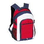 Rucksack MARINA, blau-rot-wei� - Werbeartikel