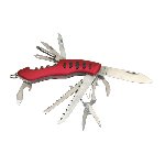 Taschenmesser BIG R., rot-silber - Werbeartikel
