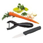 Keramik-Sch�lerset COMFORT LINE, schwarz-wei� - Werbeartikel