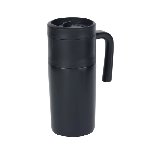 Isolierbecher GRAB AND GO, schwarz - Werbeartikel