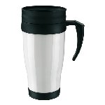 Trinkbecher WARM-UP, wei� - Werbeartikel