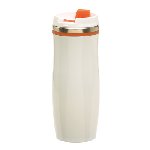 Isolierbecher CREMA, orange - Werbeartikel
