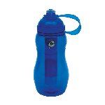 Trinkflasche ON TRACK, blau - Werbeartikel