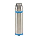 Edelstahl-Isolierkanne KEEP WARM, blau-silber - Werbeartikel