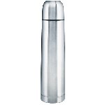 Isolierkanne HEAT-UP, silber - Werbeartikel