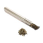 Teestab GREAT PLEASURE, silber-grau - Werbeartikel