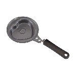 Bratpfanne HEART PAN, schwarz - Werbeartikel