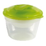 Sch�ssel-Set FRESH AND COLD, transparent-gr�n - Werbeartikel