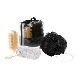 Wellness-Set SWEET HARMONY, schwarz - Werbeartikel