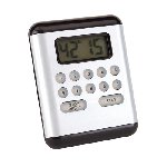K�chentimer CULINARY, silber - Werbeartikel