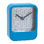 Tischuhr MAZE, blau - Werbeartikel